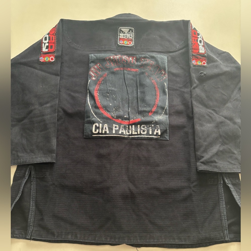 Vintage bad boy Jiu jitsu robe (vintage team cia paulista logo faded)